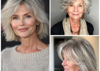 frisyrer halvlångt hår äldre kvinnor