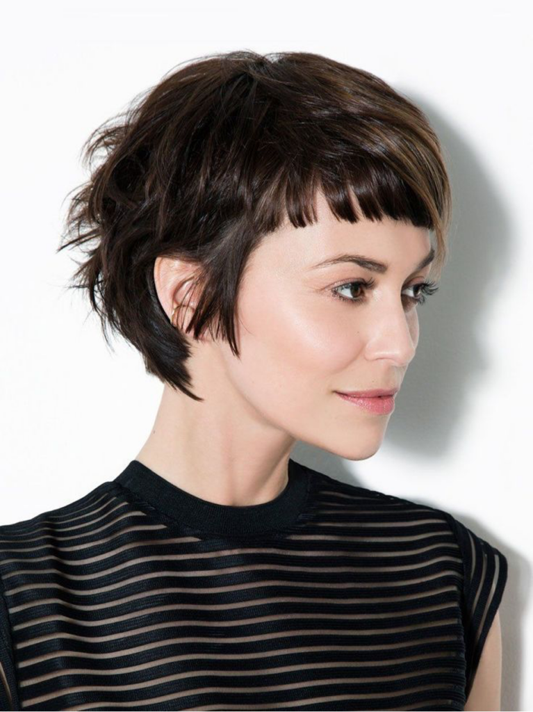 Micro Fringe Pixie - Tuff kort frisyr kvinnor