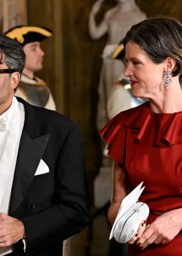 David Batra och hans fru Anna Kinberg Batra tillsammans vid ett offentligt evenemang