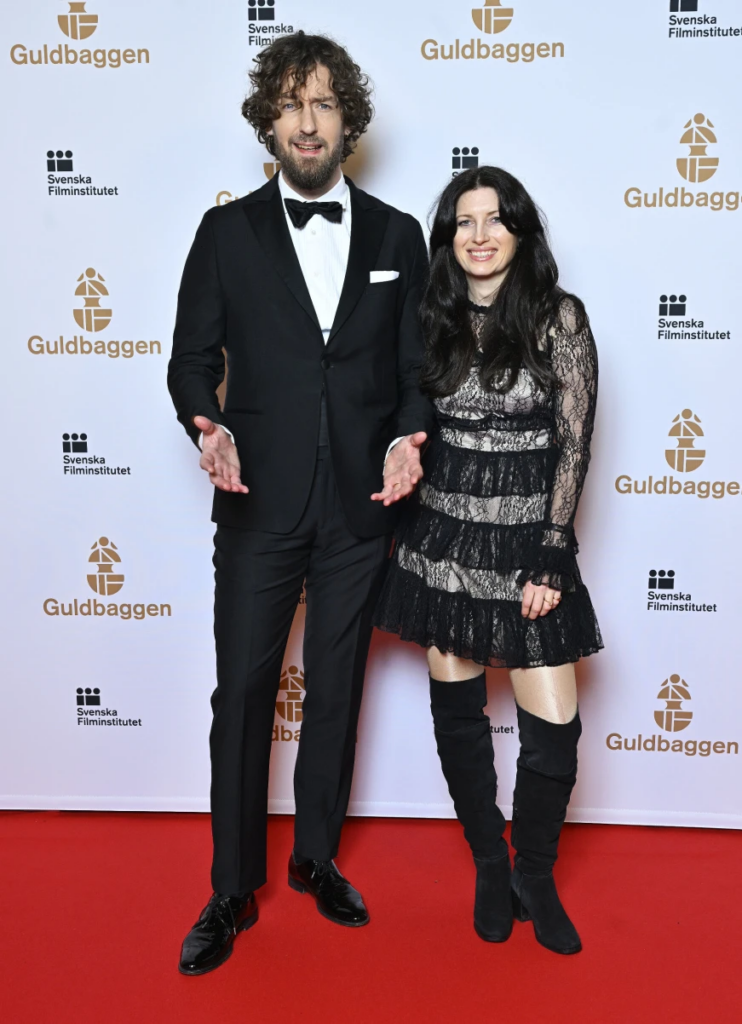 Emelie Uggla tillsammans med fästmannen Nisse Hallberg