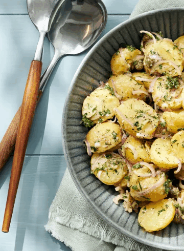 fransk potatissallad recept