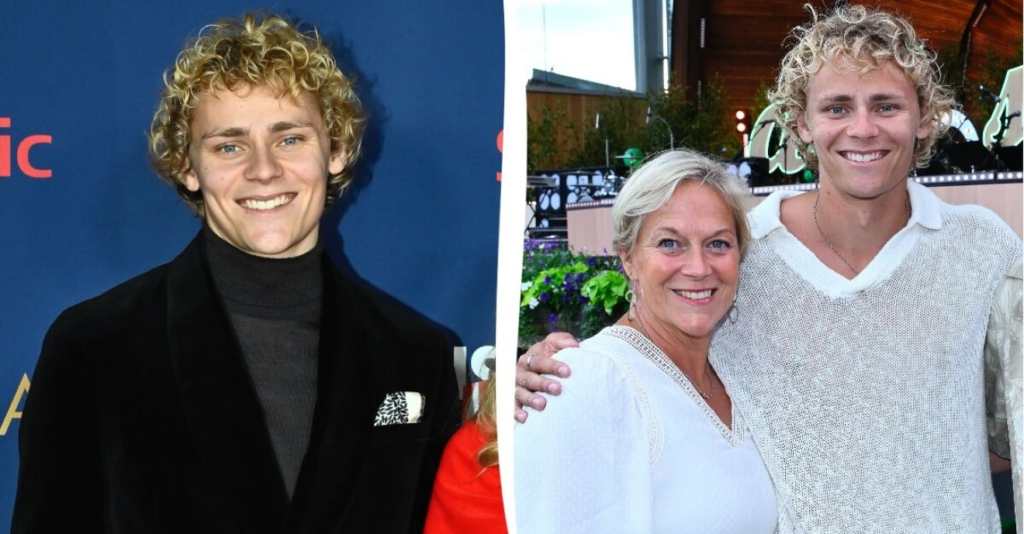 Sofia Åhman tillsammans med sonen David Åhman