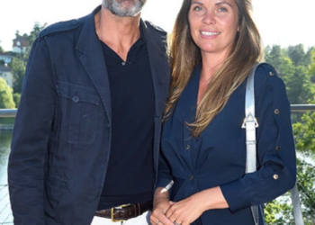 Felix Herngren tillsammans med sin fru Clara Herngren