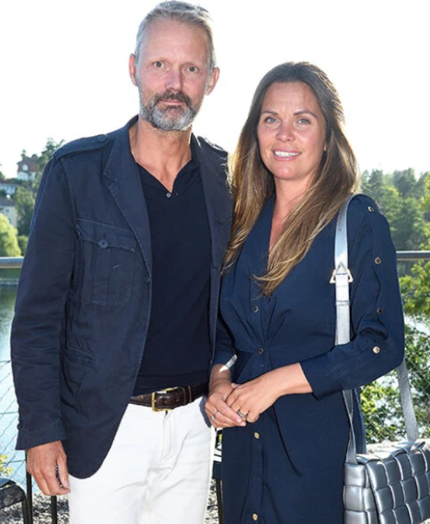 Felix Herngren tillsammans med sin fru Clara Herngren